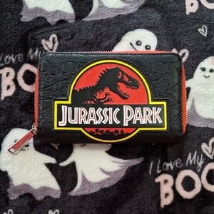 Loungefly Jurassic Park Black and Red Wallet